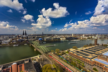Germany. Cologne - panoramic view of the city