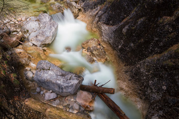 View of the Almbachklamm