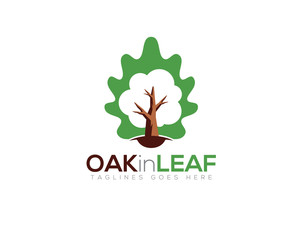 oak inside leave logo