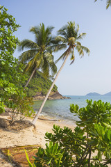 Beautiful tropical beach at island Koh Chang