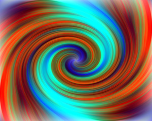 Colorful spiral, abstract background