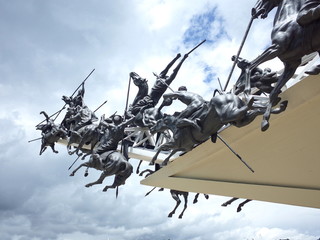 The Pantano de Vargas monument remembers the decisive victory over the Spanish which secured...