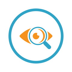 Ophthalmology and Medical Services Icon. Flat Design.