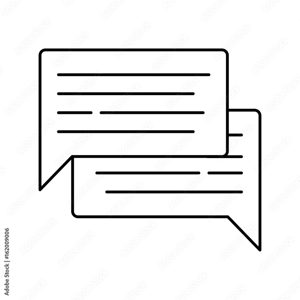 Poster speech bubble icon isolated on white background. isolated vector lined illustration for web or app d