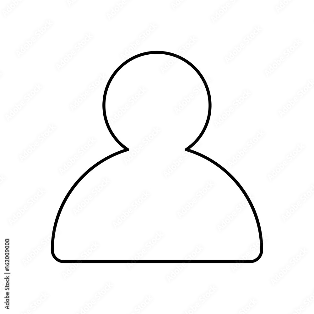 Poster vector profile outline icon. isolated vector lined illustration for web or app design.