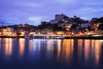 Fototapeta na wymiar Porto old city and Douro river, Portugal.