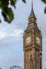 Great view of Big ben (Elizabeth tower) in the evening