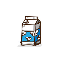 milk package drawing graphic object food