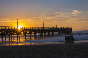 Obraz premium Muelle Cerro Azul