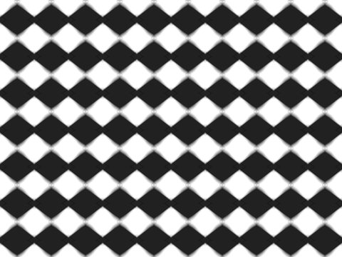 Vibrating Black and White Checkerboard Pattern Illustration