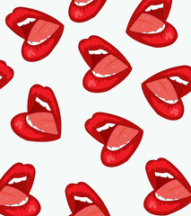Background from lips