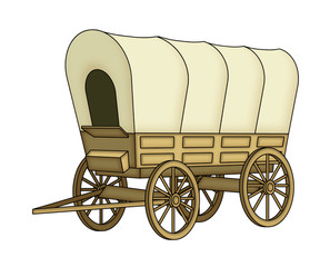 horse wagon © gmagakis