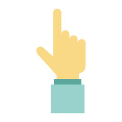 touch point hand icon vector illustration design graphic