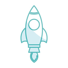 spacecraft base flat icon vector illustration design image    © Gstudio
