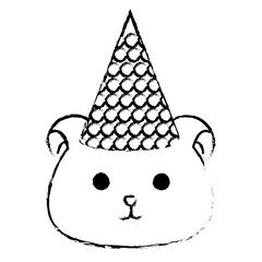 Children party decoration icon vector illustration design draw