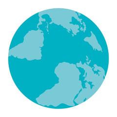 Wonderful planet earth icon vector illustration design graphic