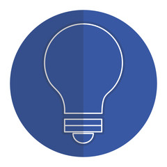 Light bulb place icon vector illustration design graphic