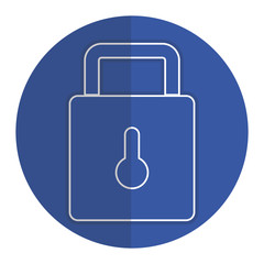 Security lock locked icon vector illustration design graphic