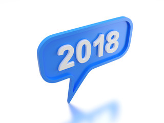     New Year 2018 - 3D Rendering Image 