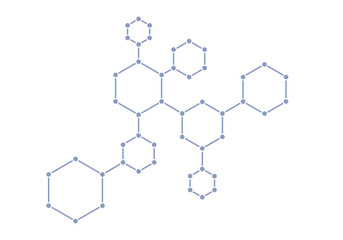 Molecular circuit on white