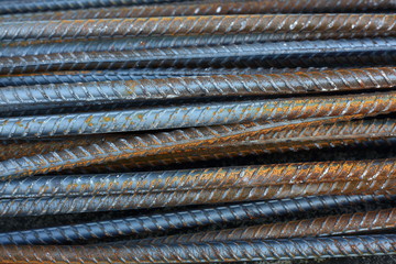 rebar steel reinforcing rod bar in construction industry