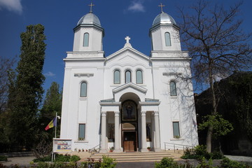 Fototapeta na wymiar Biserica Sfântul Nicolae Tabacu, Bucarest, Romania