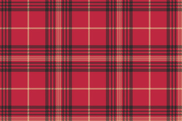 Obraz premium Red check plaid tartan seamless pattern