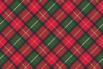 Red classic plaid pixel texture seamless pattern