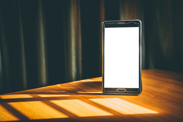 smartphone in dim light