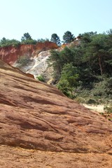 Le Colorado provençal de Rustrel en Provence dans le Vaucluse