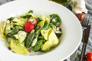 Salad Spinach Avocado Strawberry