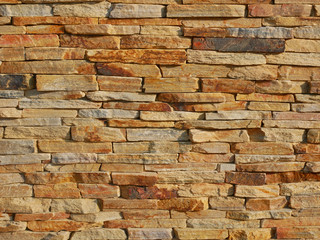 Brick stone fence background