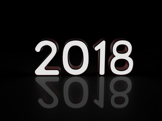     New Year 3D Rendering Image 
