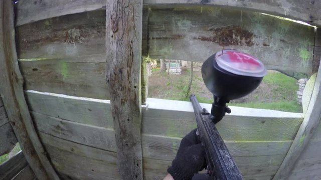  Paintball. First Person View.