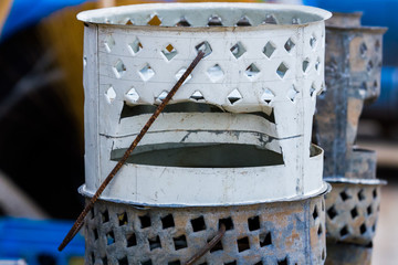 African brazier cooking & heating utility