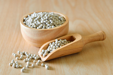 peppercorn on table