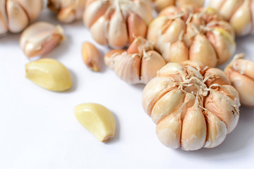 Garlic health food has a pungent odor