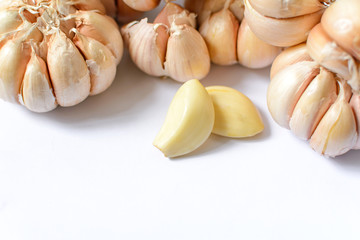 Garlic health food has a pungent odor