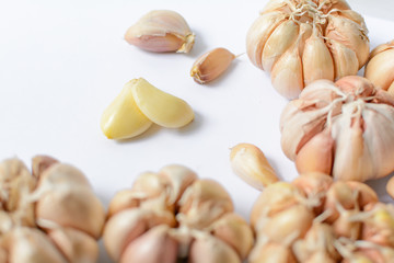 Garlic health food has a pungent odor