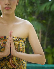Woman wearing sarong