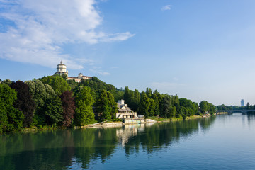 River banks Po in Turin