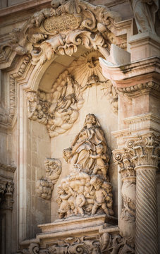 Basílica de Santa María, Elche, Barroco, Nicolás de Bussy, Alicante, España