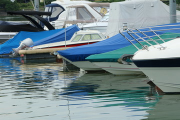 Fototapeta premium Yachts, am Yachthafen
