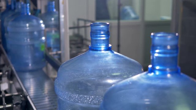 New batch of large PET bottles on line. 