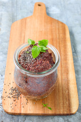 Schoko- Chia- Pudding