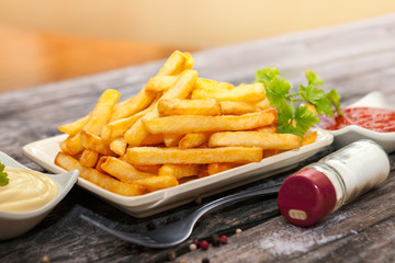 Meal with french fries