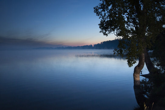 Sunrise Lake in Estonia