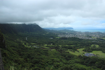 ヌアヌパリ展望台からの風景
