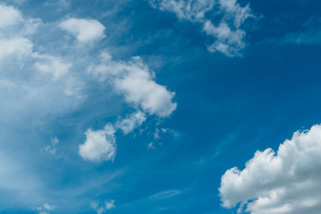 Blue sky clouds
