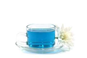 Blue tea from Butterfly pea flower